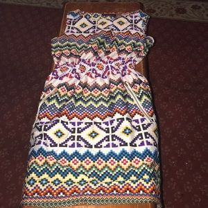 Multicolored Patterned dress